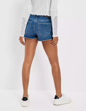 Shorts American Eagle AE Stretch Denim Mom Lavage Clair Femme | YYQ-77255652